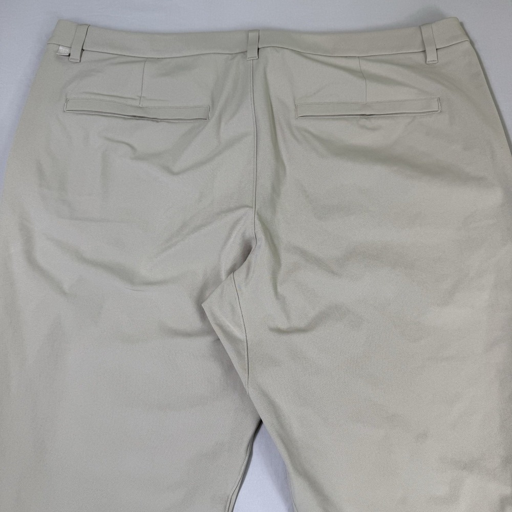 Lululemon‎ Commission Pants Mens 40x28 5 Pocket Chino Beige Performance Stretch - Picture 11 of 16